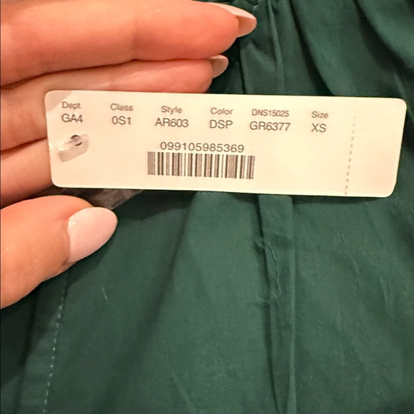 J. Crew Green Ruffle Dress - Picture 2 of 3